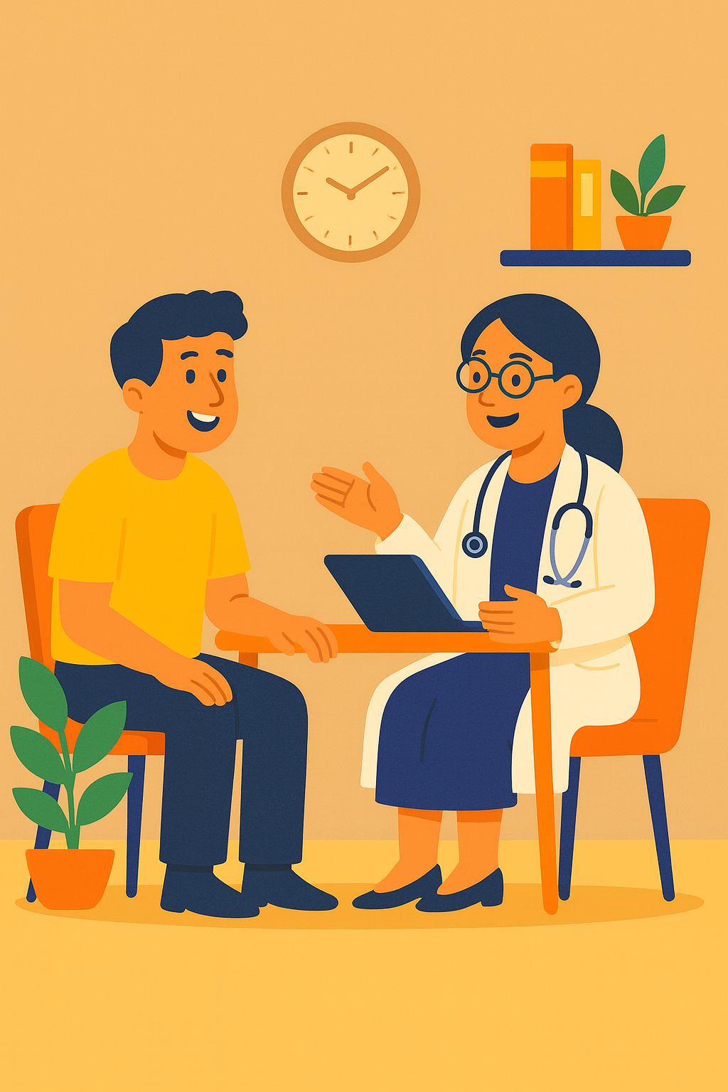 Psicóloga escuchando con empatía